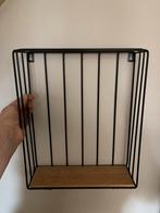 Wandrekje metaal hout 29 x 34 cm, Enlèvement ou Envoi, Utilisé