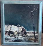 Jaren 60 - 70 schilderij van Miel Deca Aarschotse schilder, Antiquités & Art, Enlèvement