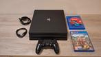 PlayStation 4 pro 1TB als nieuw met controller en games, Games en Spelcomputers, Ophalen of Verzenden, Pro