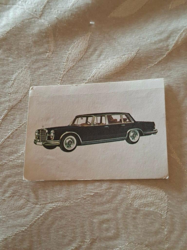 Prentje/Chromo : Mercedes Benz 600/Chocolade Jacques, Collections, Photos & Gravures, Utilisé, Gravure, Autres sujets/thèmes, 1960 à 1980