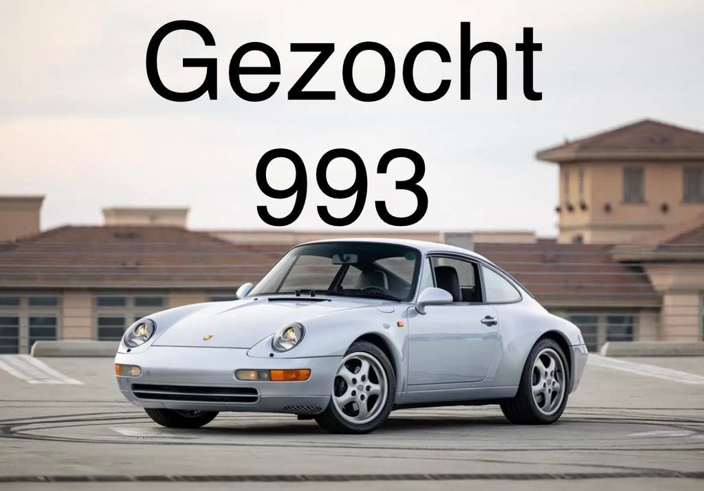 Gezocht/gevraagd: Porsche 993, Autos, Porsche, Entreprise, Coupé, Boîte manuelle, Enlèvement