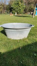 ANCIENNE & GRANDE BASSINE EN ZINC GALVANISE MADE IN BELGIUM, Enlèvement