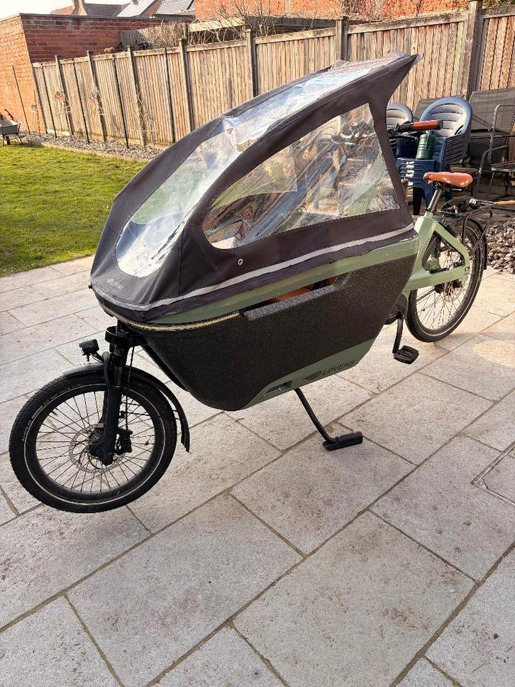 Lovens Explorer 65 Moss Green 500Wh, Vélos & Vélomoteurs, Vélos | Vélos avec bac, Utilisé, Autres marques, 2 enfants, Électrique