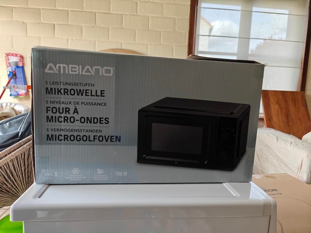 Microgolfoven Ambiono zwart, Ophalen, Microgolfoven