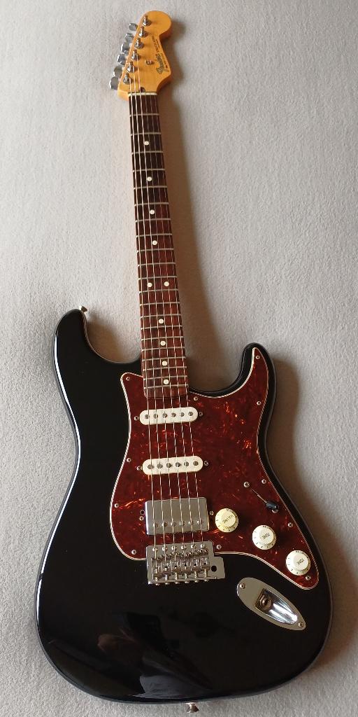 Fender Stratocaster 2006 60e anniv HSS-upgrade, Ophalen of Verzenden, Gebruikt, Solid body, Fender