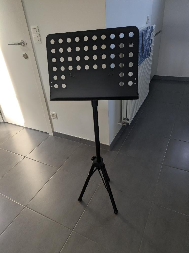 porte-partitions, porte-musique, 1x d'occasion, pliable, Enlèvement, Neuf, Pied, Hautbois