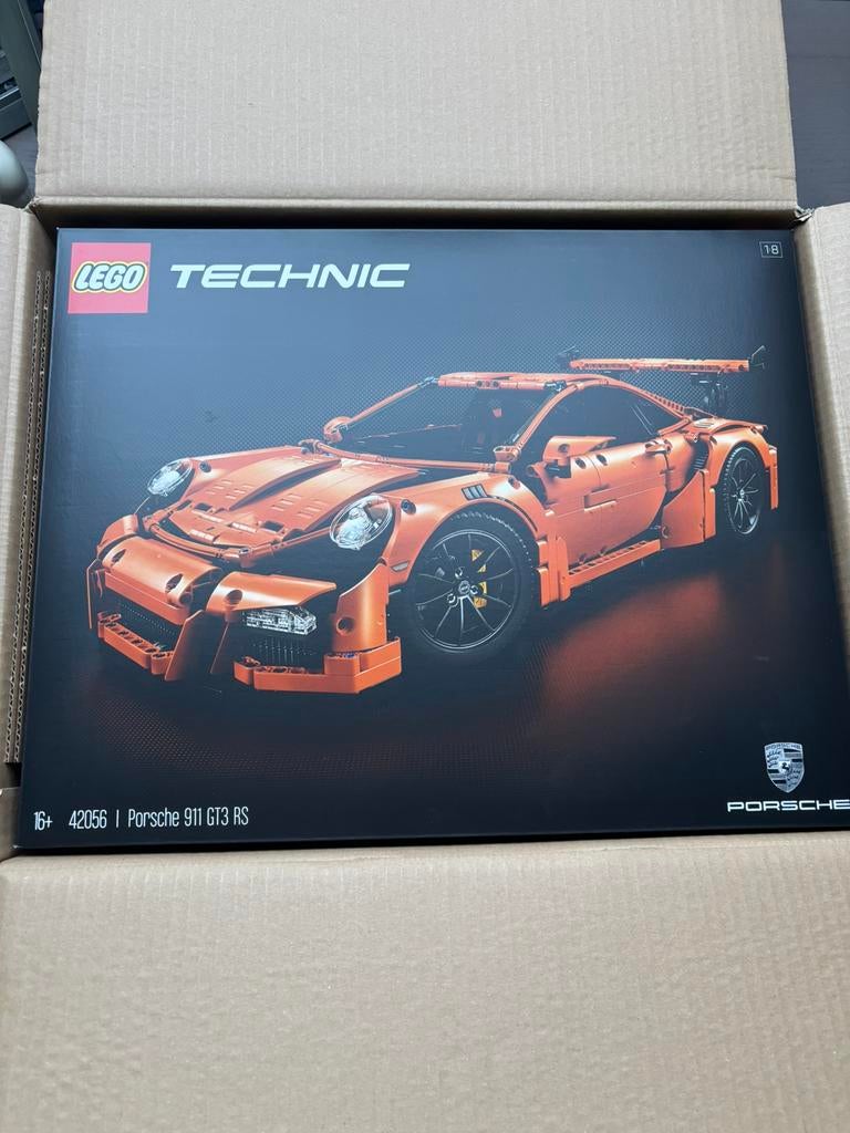 Lego 42056 Porsche 911 GT3 RS SCELLÉE, Neuf, Pièces supplémentaires incluses, Lego, Ensemble complet