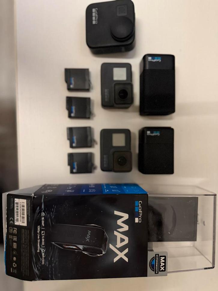 GoPro set te koop, TV, Hi-fi & Vidéo, Caméras action, Comme neuf, GoPro, Enlèvement ou Envoi