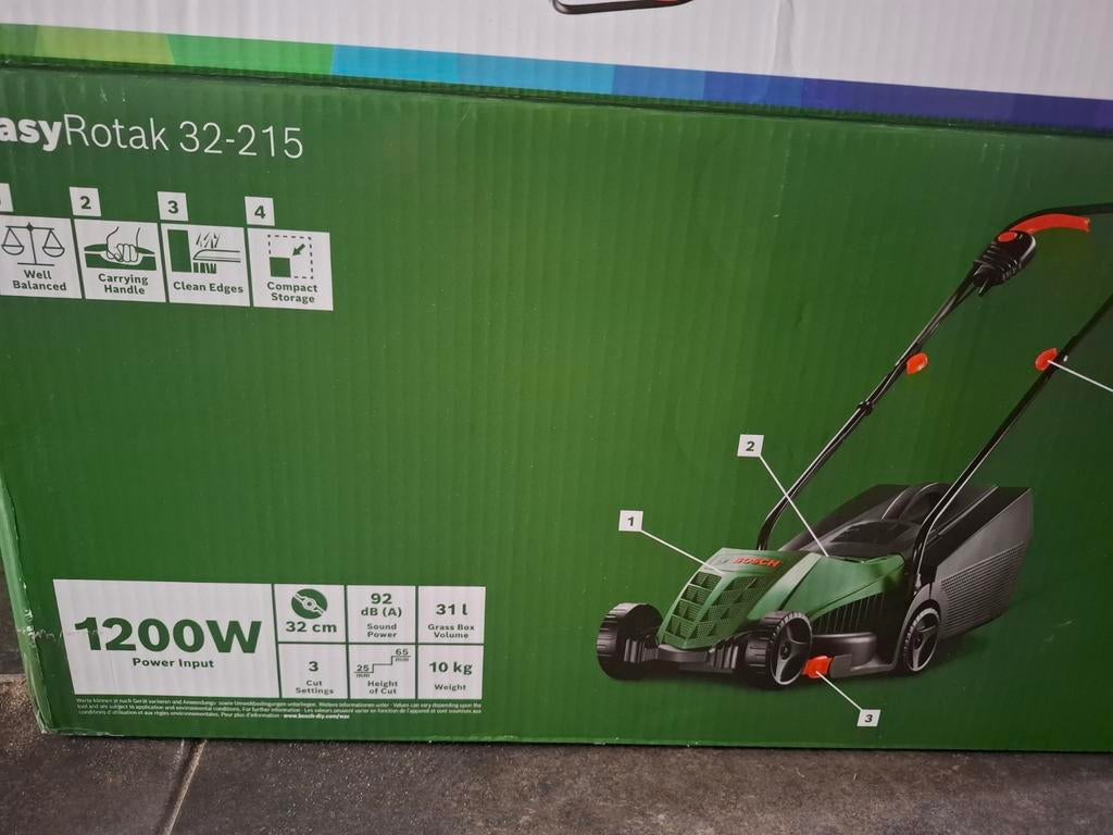 Bosch grasmachine, Enlèvement