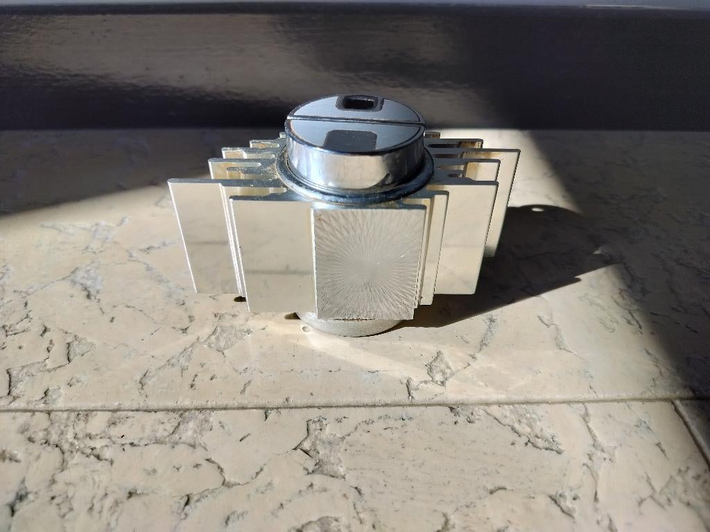 ⬇️ Vintag Sarome Modernistische Tafelaansteker  '60 SpaceAge, Ophalen