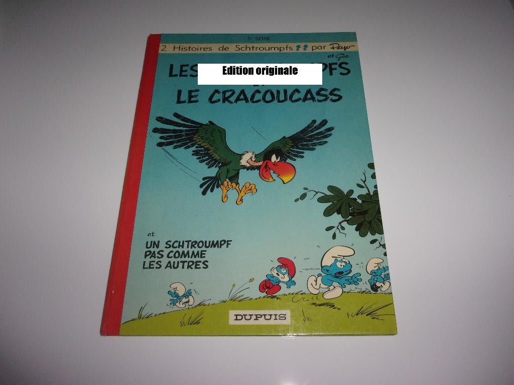 les schtroumpfs et le cracoucass eo bd 5  édition originale, Enlèvement