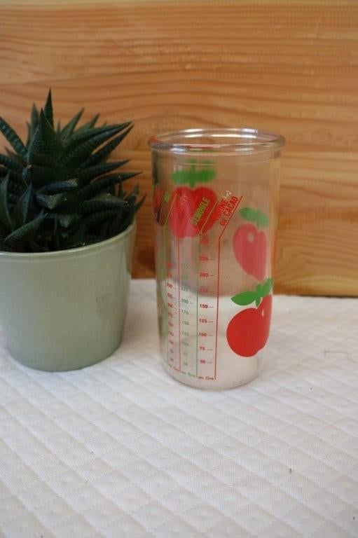 Vintage Henkel glazen maatbeker, Antiek en Kunst, Ophalen of Verzenden