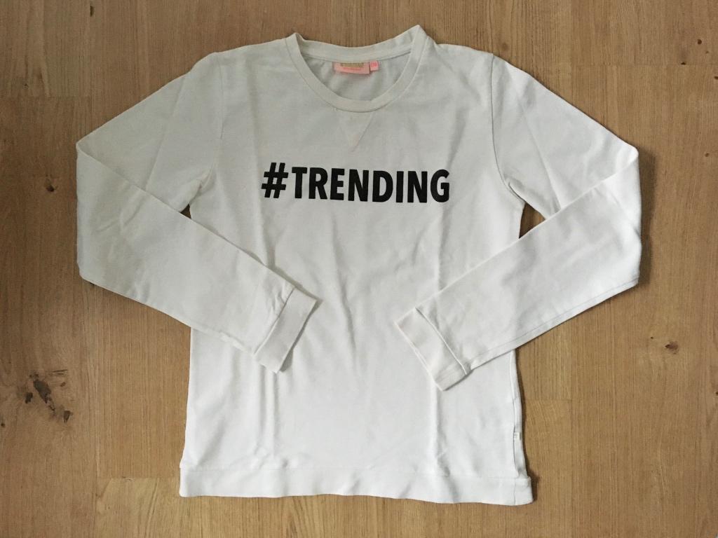 SOMEONE / AWESOME wit truitje LM / LS 176, Ophalen of Verzenden, Awesome, Meisje, Shirt of Longsleeve