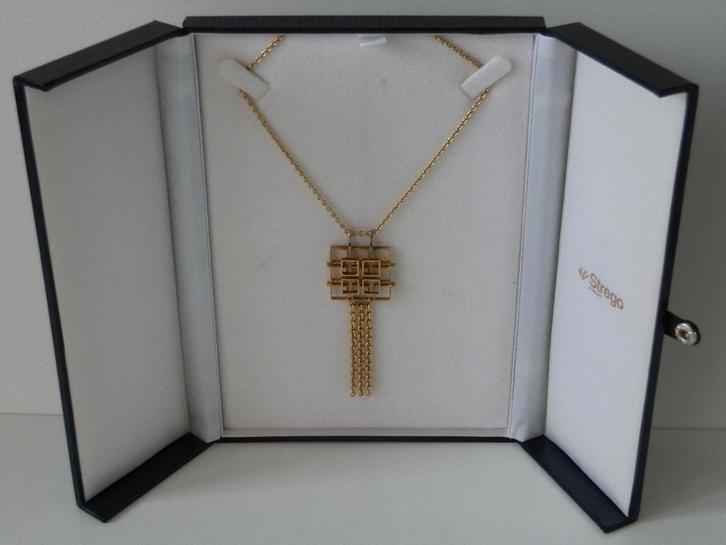 Pendentif/collier américain en or., Bijoux, Sacs & Beauté, Bijoux anciens, Collier, Autres matériaux, Enlèvement ou Envoi