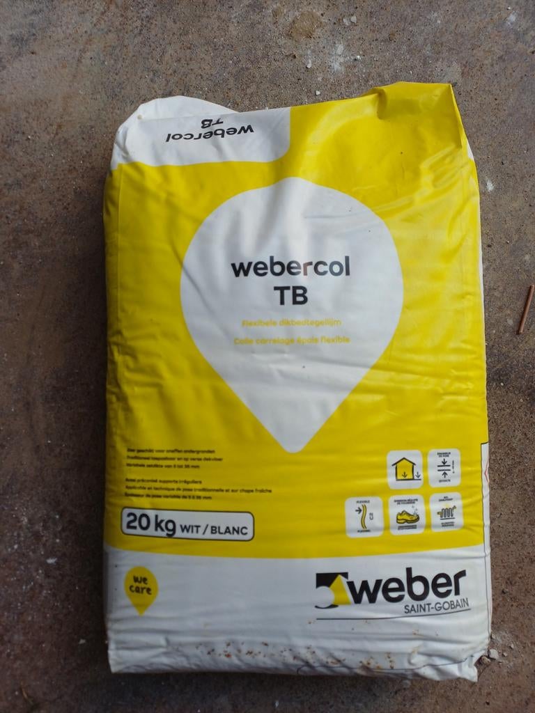 Webercol TB wit, Bricolage & Construction, Enlèvement