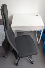 Tafel-Table-Desk-Bureau + Stoel-Chair, Enlèvement, Utilisé, IKEA