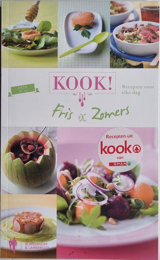 Kook! Fris en zomers - Recepten voor elke dag, Livres, Livres de cuisine, Comme neuf, Entrées et Soupes, Plat principal, Tapas, Snacks et Dim Sum
