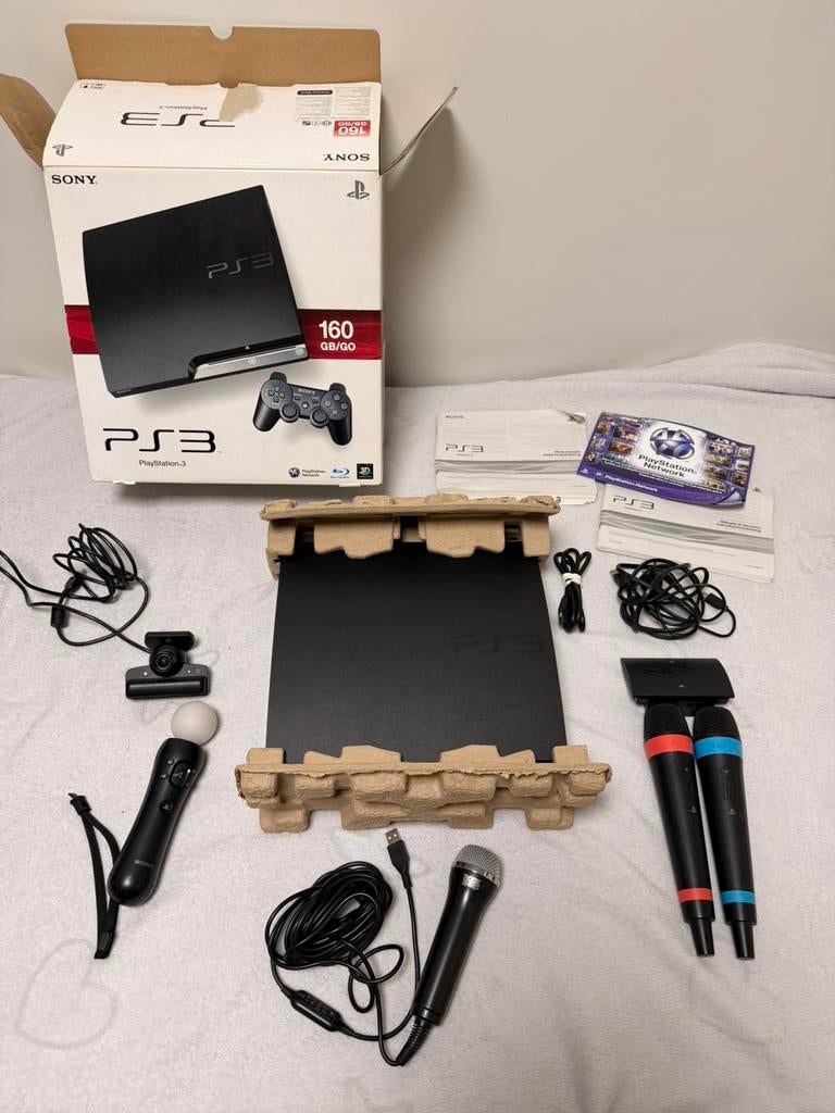 Playstation 3 move’ set en singstarset ,rock band microphone, Games en Spelcomputers, Spelcomputers | Sony PlayStation 3, Ophalen