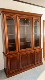 Boekenkast-Vitrinekast, Ophalen, Gebruikt, Kersenhout