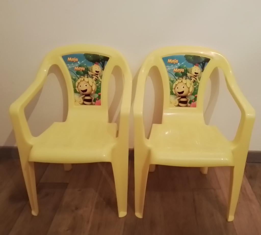 2 stoeltjes Maya de Bij, Ophalen of Verzenden, Gebruikt