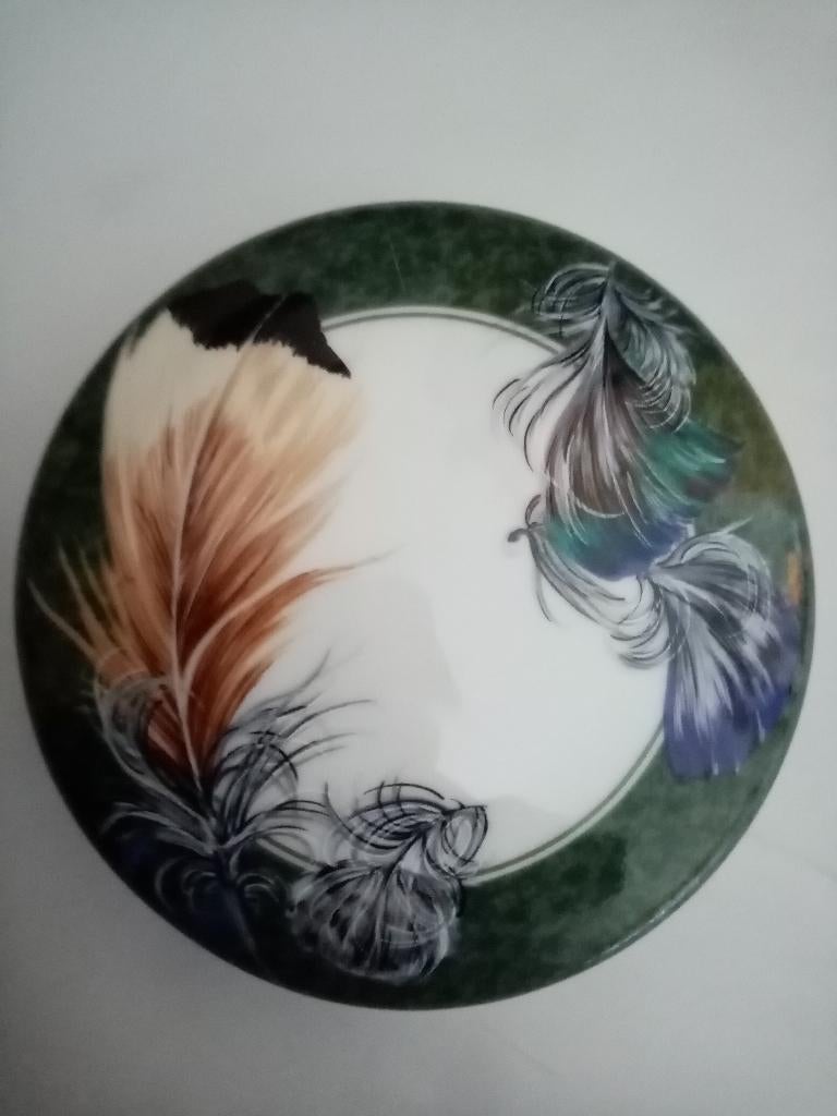 Boite à bijoux porcelaine de Limoges/Paul Frey  70s, Antiquités & Art, Enlèvement ou Envoi