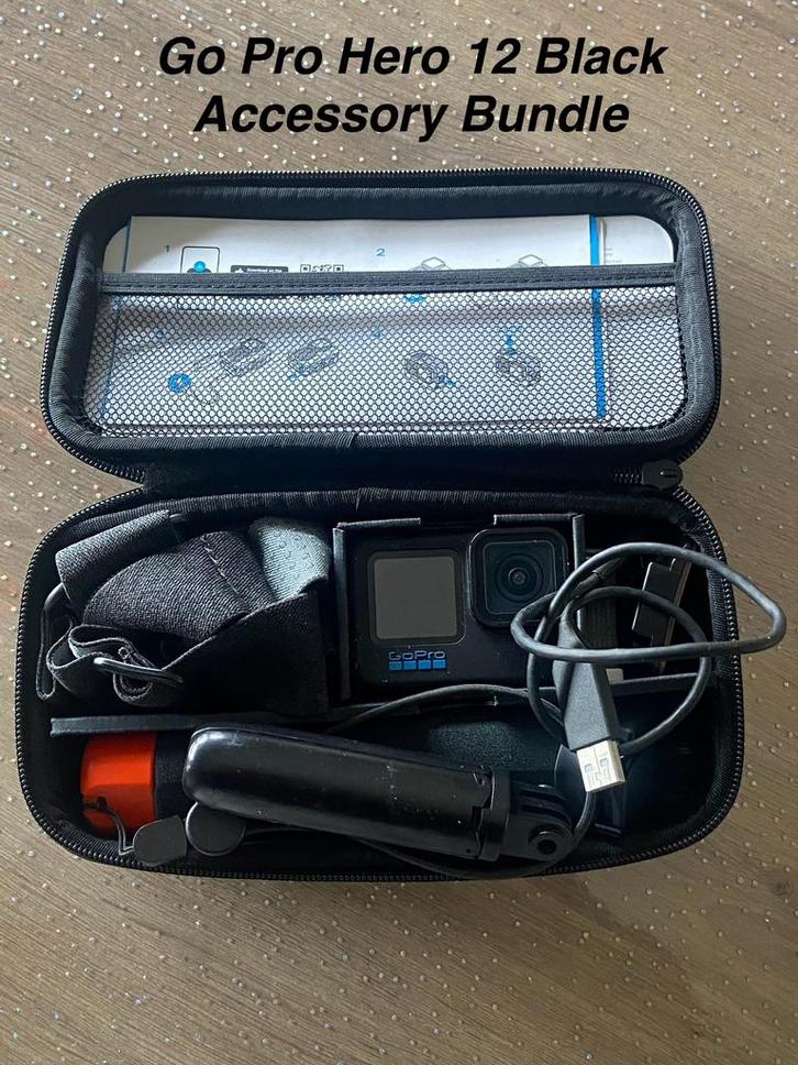 Go Pro Hero 12 Black Accesssories Bundle, Audio, Tv en Foto, Actiecamera's, Zo goed als nieuw, GoPro, Ophalen of Verzenden