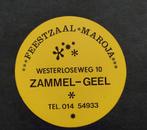 sticker Feestzaal * Maroja * Zammel-Geel, Ophalen of Verzenden