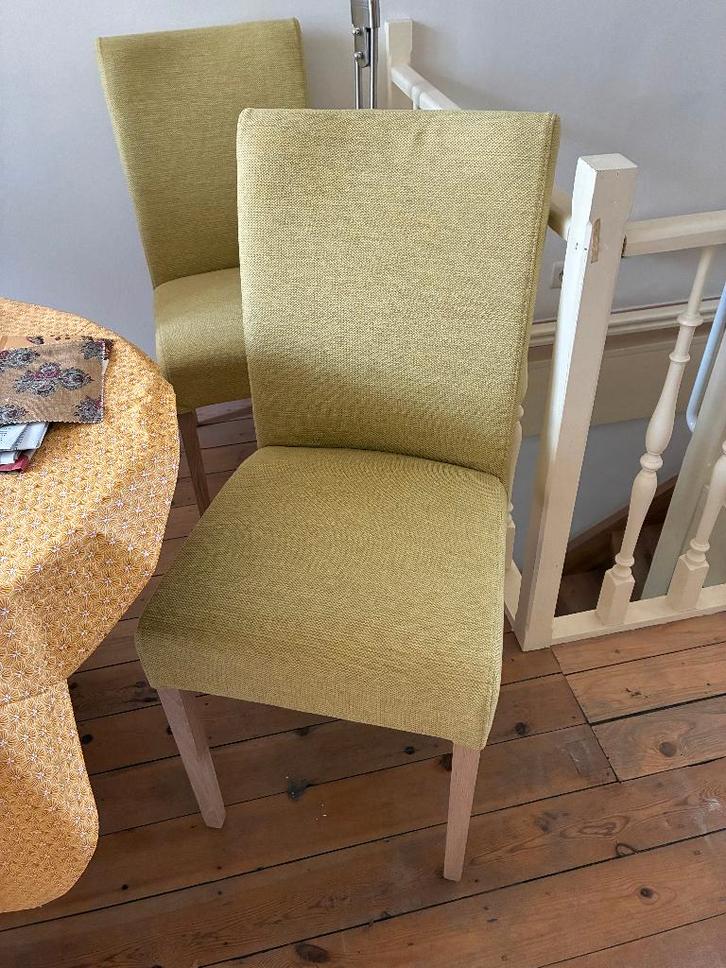 12 chaises Mobitec - NEUVES, Maison & Meubles, Chaises, Neuf, Cinq, Six Chaises ou plus, Bois, Tissus, Autres couleurs, Enlèvement