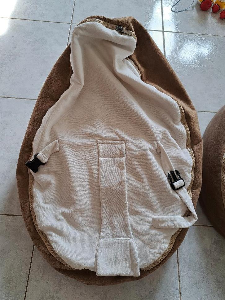 Doomoo zitzak baby's, Huis en Inrichting, Zitzakken, Gebruikt, Zitzak, Beige, Ophalen