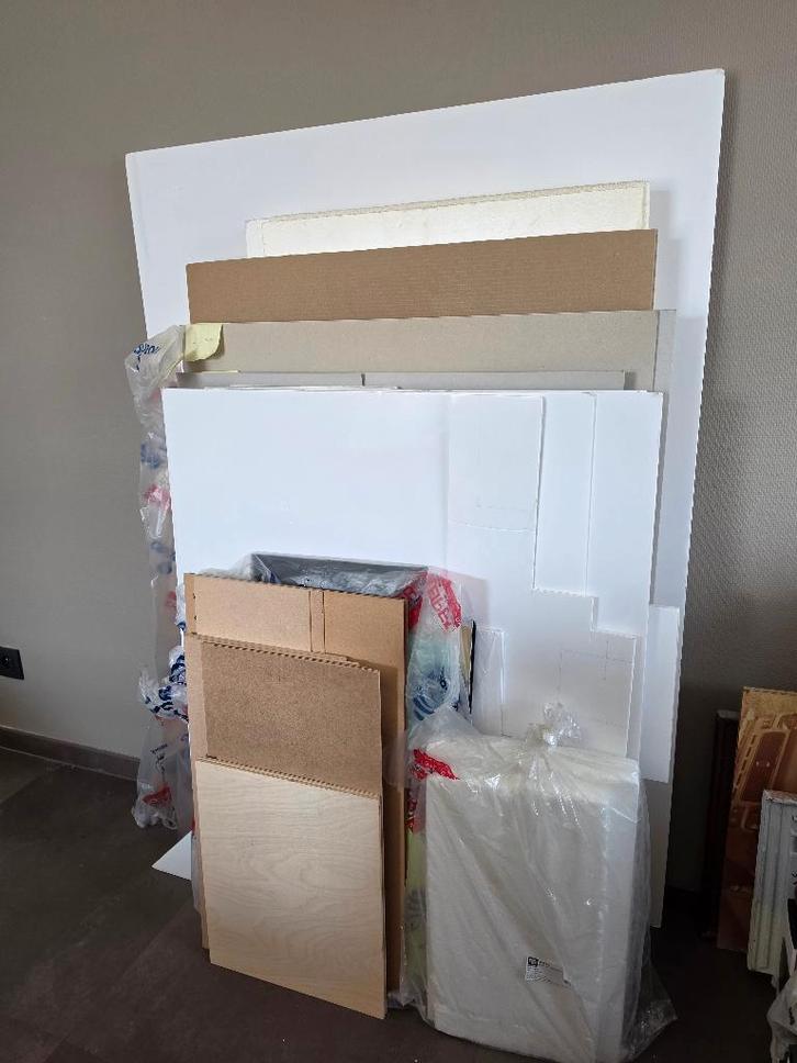 Groot pakket maquettemateriaal architectuur., Hobby en Vrije tijd, Modelbouw | Overige, Zo goed als nieuw, Ophalen