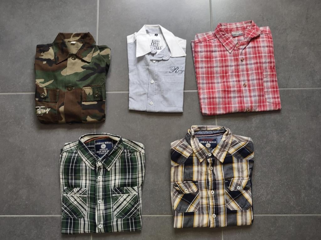 Hemden lange mouwen - maat 164, Kinderen en Baby's, Kinderkleding | Maat 164, Ophalen