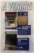 Lave vaisselle + taque de cuisson vitrocéramique, Enlèvement, Comme neuf