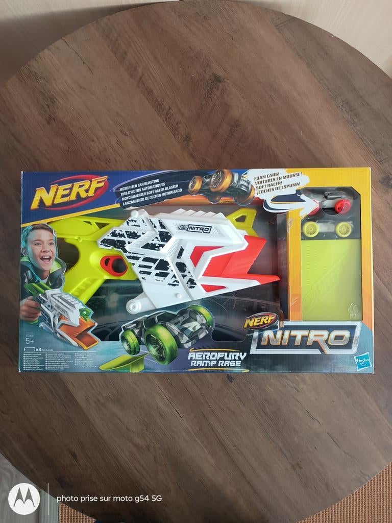 Nerf Nitro Aerofury Ramp Rage, Enfants & Bébés, Jouets | Autre, Enlèvement ou Envoi, Utilisé, Garçon ou Fille
