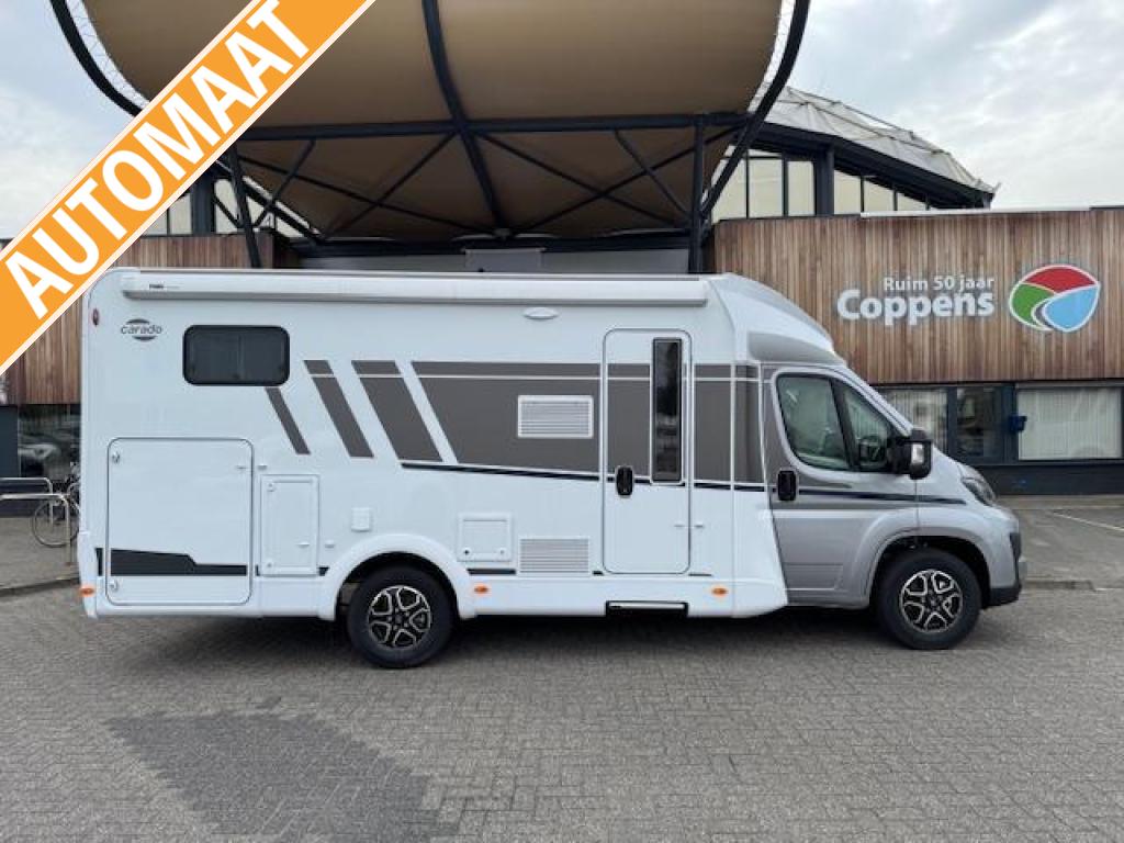 Carado T338 Pro+ AUTOMAAT !, Fiat, Caravanes & Camping, Camping-cars, 6 à 7 mètres, Toilette à cassette, Auvent, Réfrigérateur