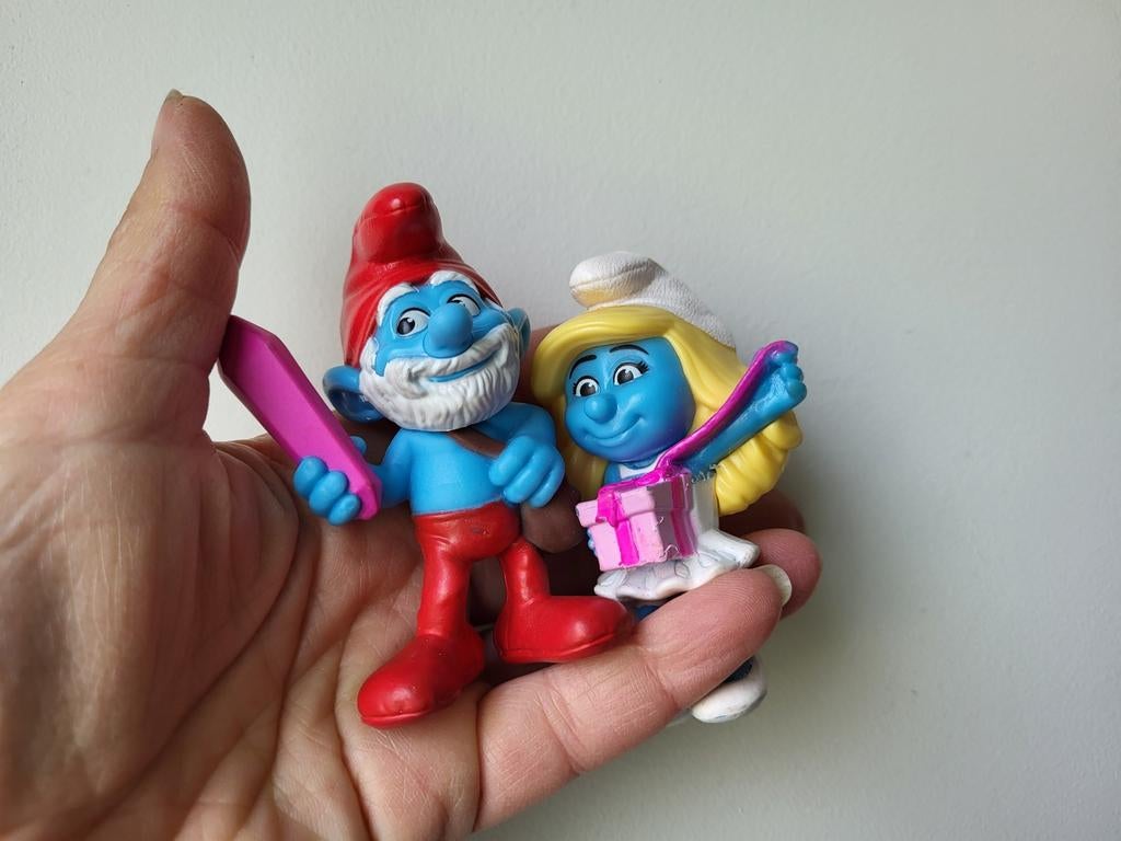 Grote smurf en smurfin, Ophalen
