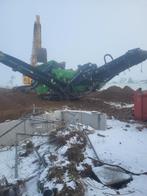 Mobiele zeef te huur, Ophalen