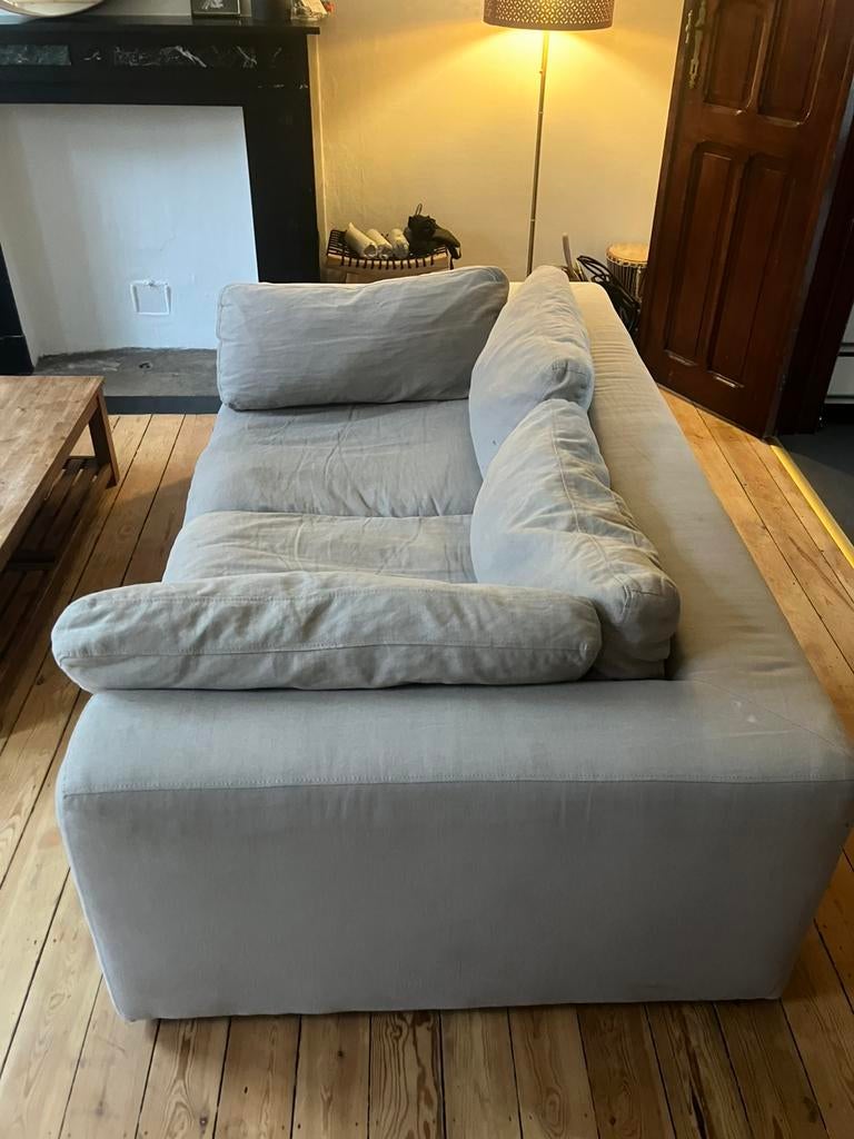 Canape 3 places gris hyper confort - marque MADE, Trois personnes, 200 à 250 cm, 125 à 150 cm, Enlèvement