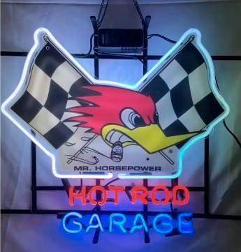 Clay Smith Hotrod garage neon en veel andere leuke USA neons, Collections, Marques & Objets publicitaires, Neuf, Table lumineuse ou lampe (néon)