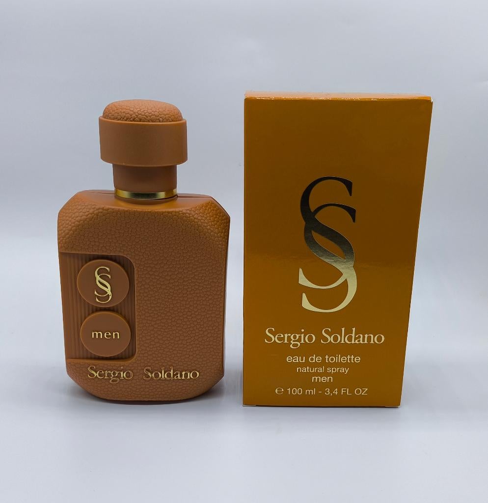 Sergio Soldano For Men Brown EDT oudere editie, Envoi, Comme neuf