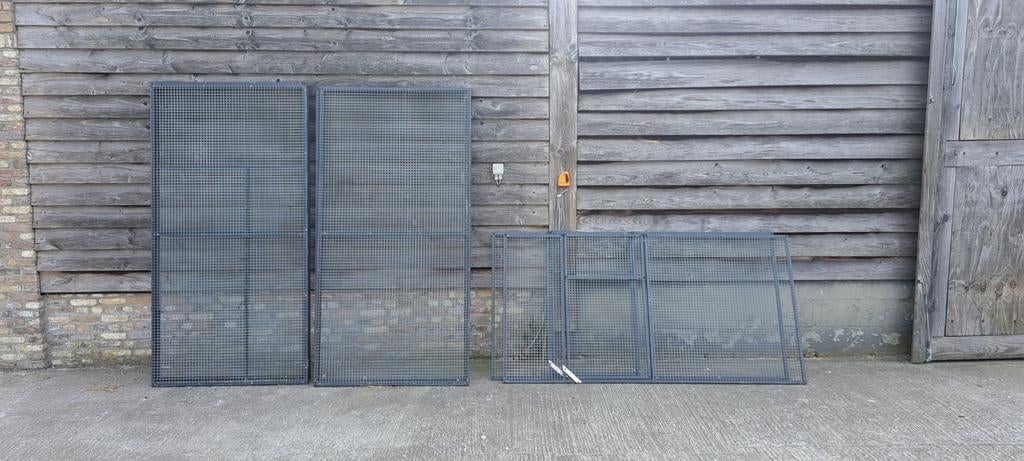 Volierepanelen gaaspanelen, Ophalen