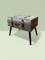 Fluweel leuke opberg koffer bank, Ophalen, Zo goed als nieuw, Stof