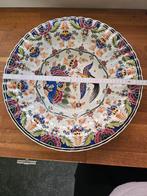 Assiette en céramique avec motif oiseau-fleur, Enlèvement