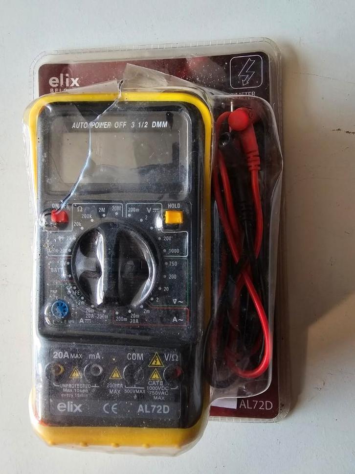 Digitale multimeter, Bricolage & Construction, Instruments de mesure, Neuf, Multimètre, Enlèvement