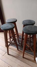 4 vintage barkrukken, Huis en Inrichting, Barkrukken, Ophalen, Gebruikt