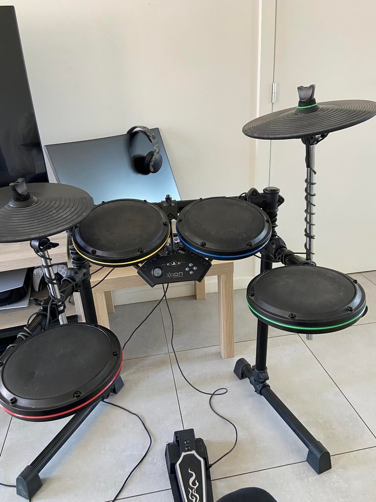ion drumrocker guitar hero / rockband voor ps3, Games en Spelcomputers, Ophalen, Online, Muziek, Gebruikt