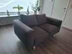 Donkergrijze Ikea 2-zit zetel - goeie staat, Enlèvement, Utilisé, Tissus