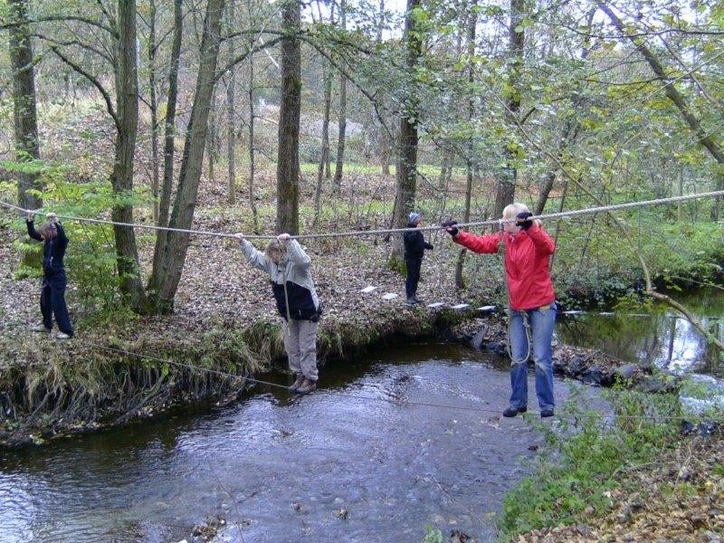 touwbruggen, klimparcours en klimgordels (groot pakket), Sport en Fitness, Klimsport, Ophalen, Gebruikt, Klimsport-accessoire