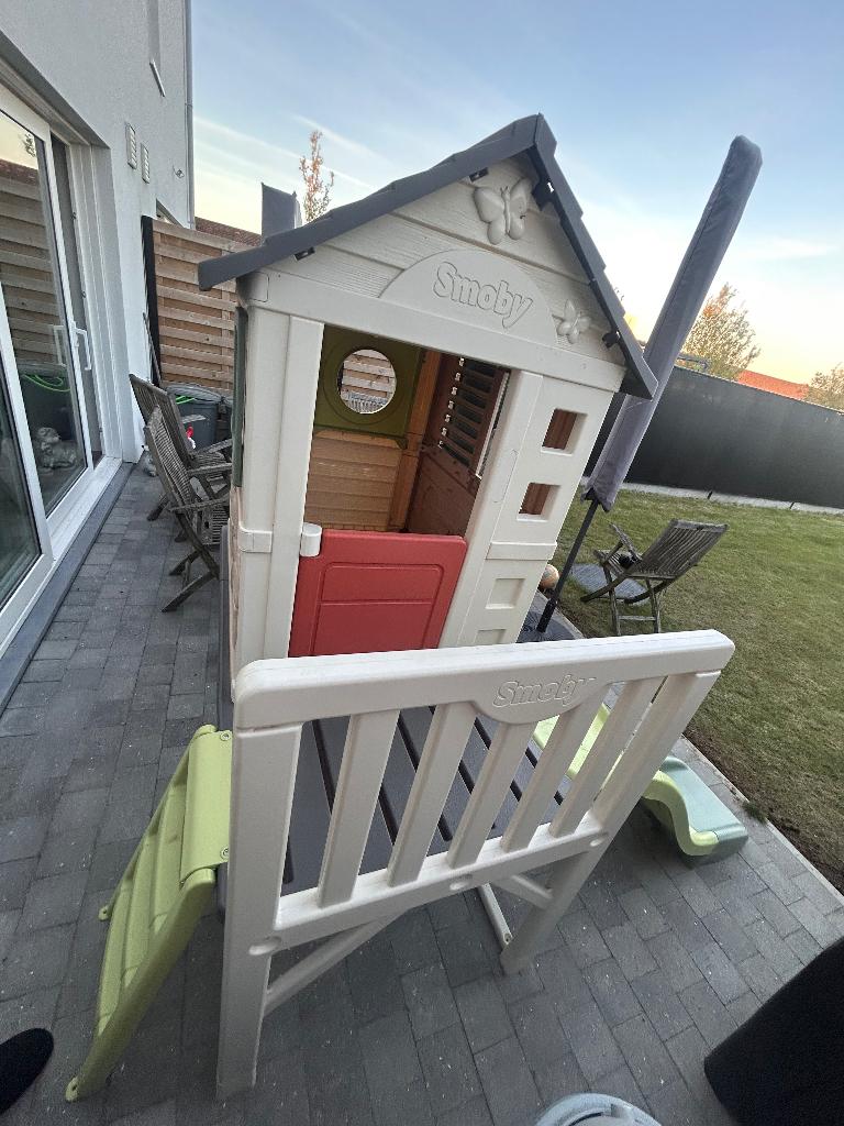 Speelhuisje smoby te koop, Enlèvement, Comme neuf, Plastique