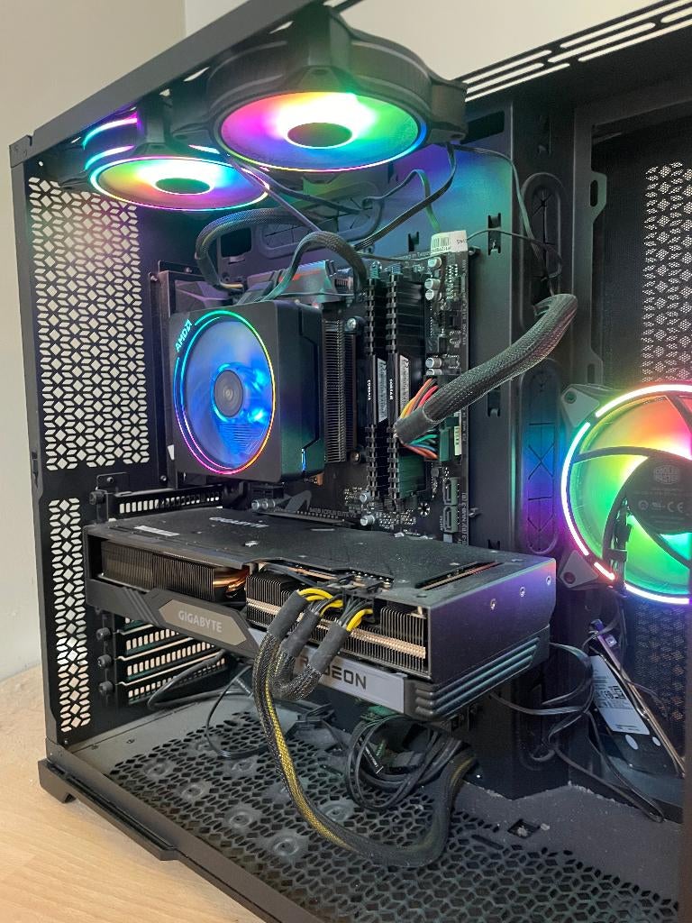 Gaming PC | RX 7800 XT (16GB) (+optioneel: 144hz Monitor), Computers en Software, Desktop Pc's, Gebruikt, 4 Ghz of meer, SSD, 16 GB