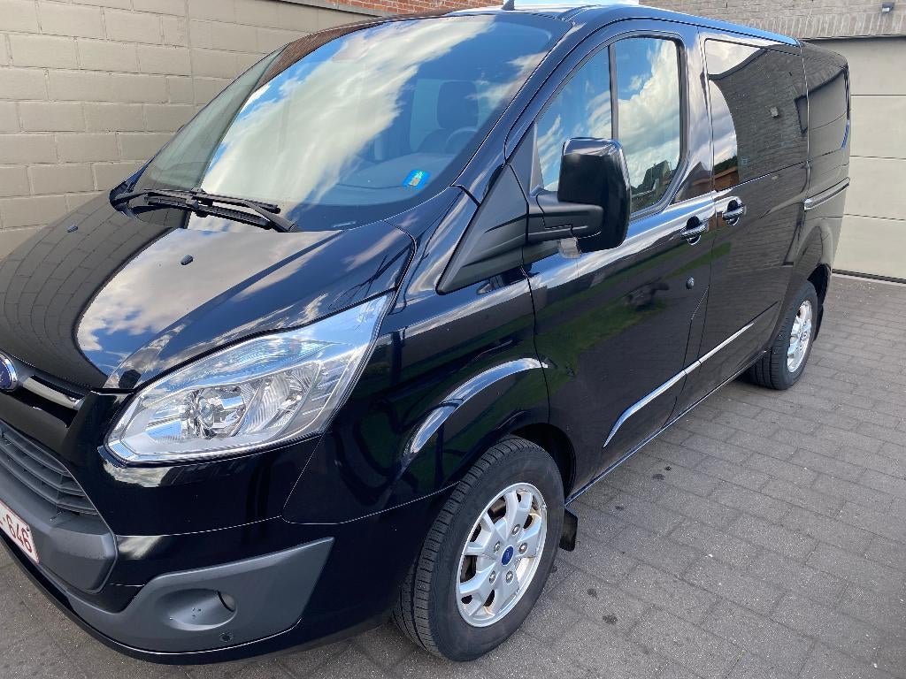 Ford transit custom Multi Use, Auto's, Bestelwagens en Lichte vracht, Particulier, ABS, Airconditioning, Bluetooth, Bochtverlichting
